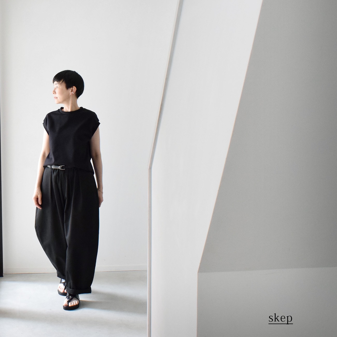 skep★ パンツ黒 bong tang パンツ：黒 | ボトムス | skep