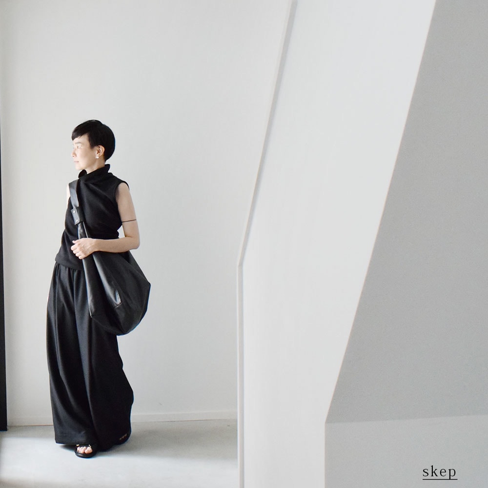 Skep フィッシャーマンレインクロスショルダーバッグ【ポケット付】 黒 極美品 バック,ショルダーバッグ | skep