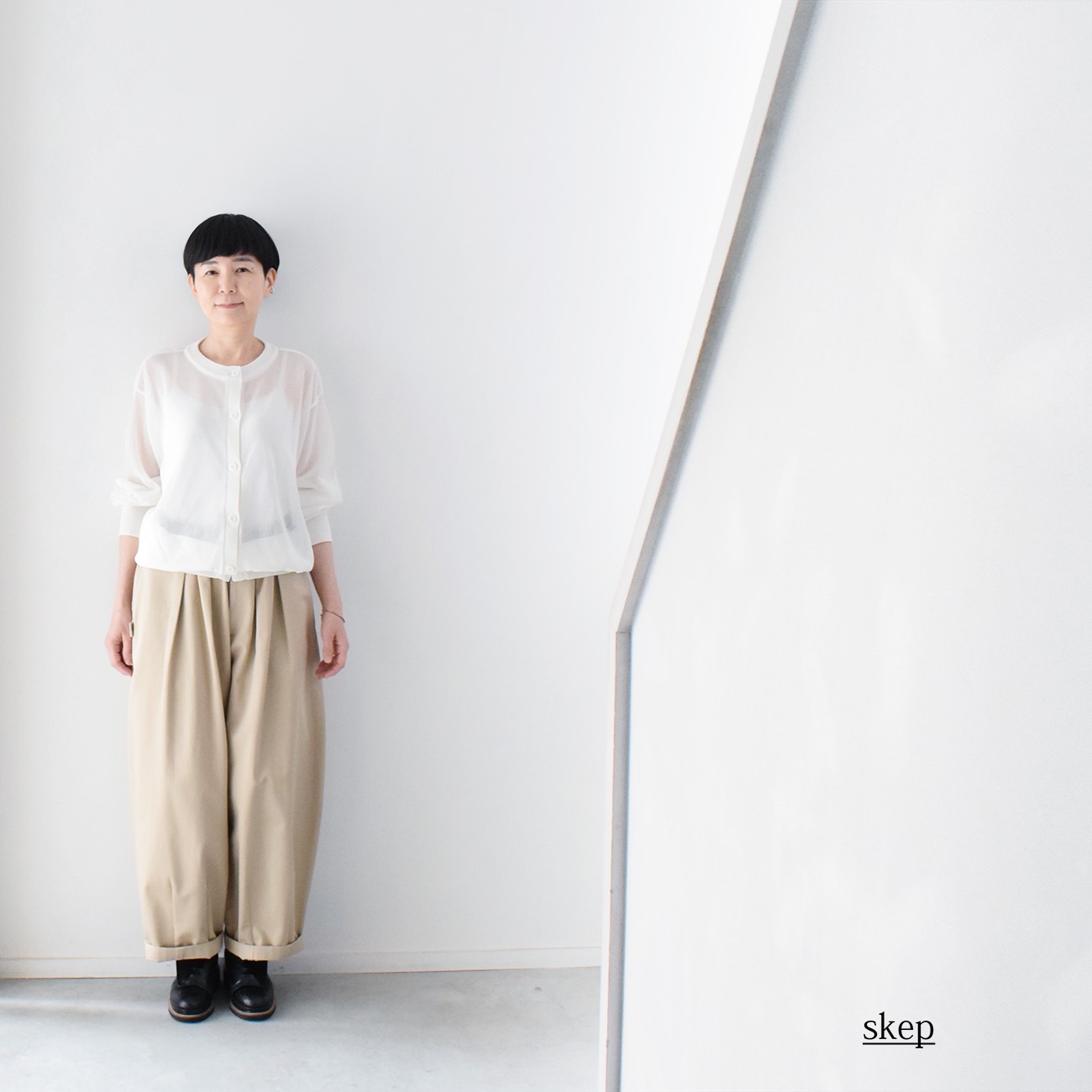 bong tang パンツ：ベージュ