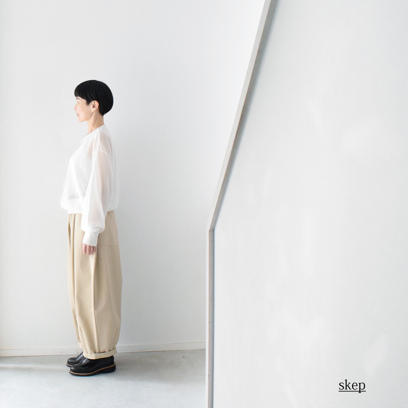 bong tang パンツ：ベージュ