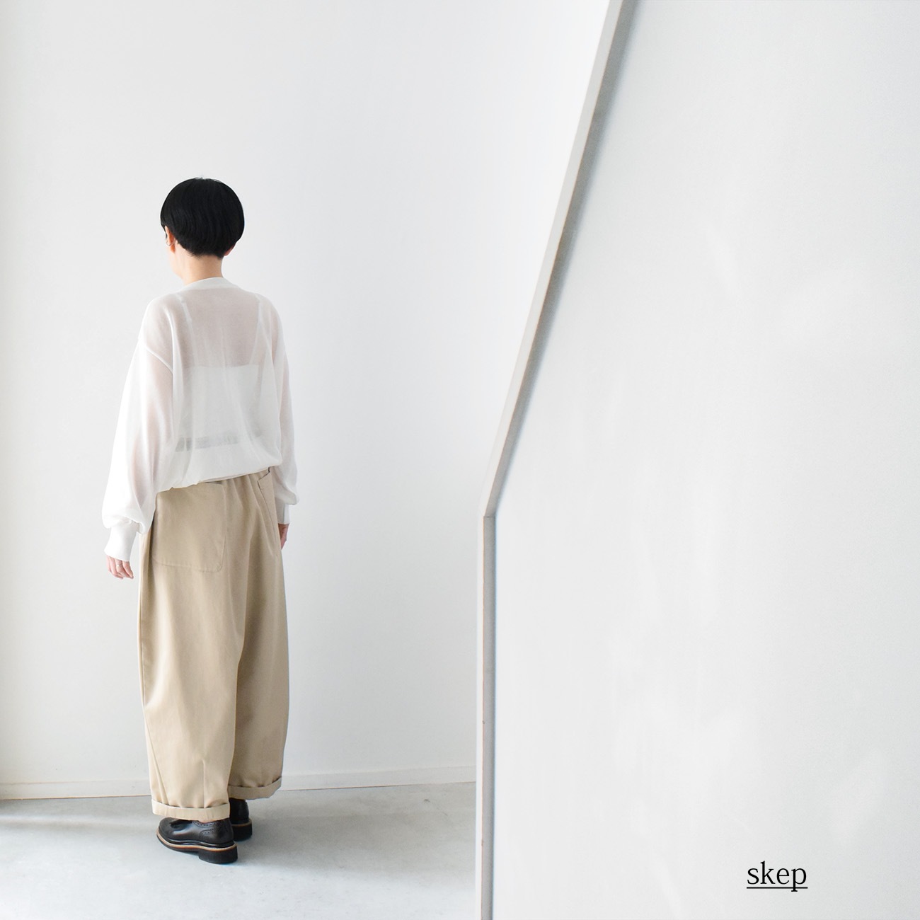 bong tang パンツ：ベージュ