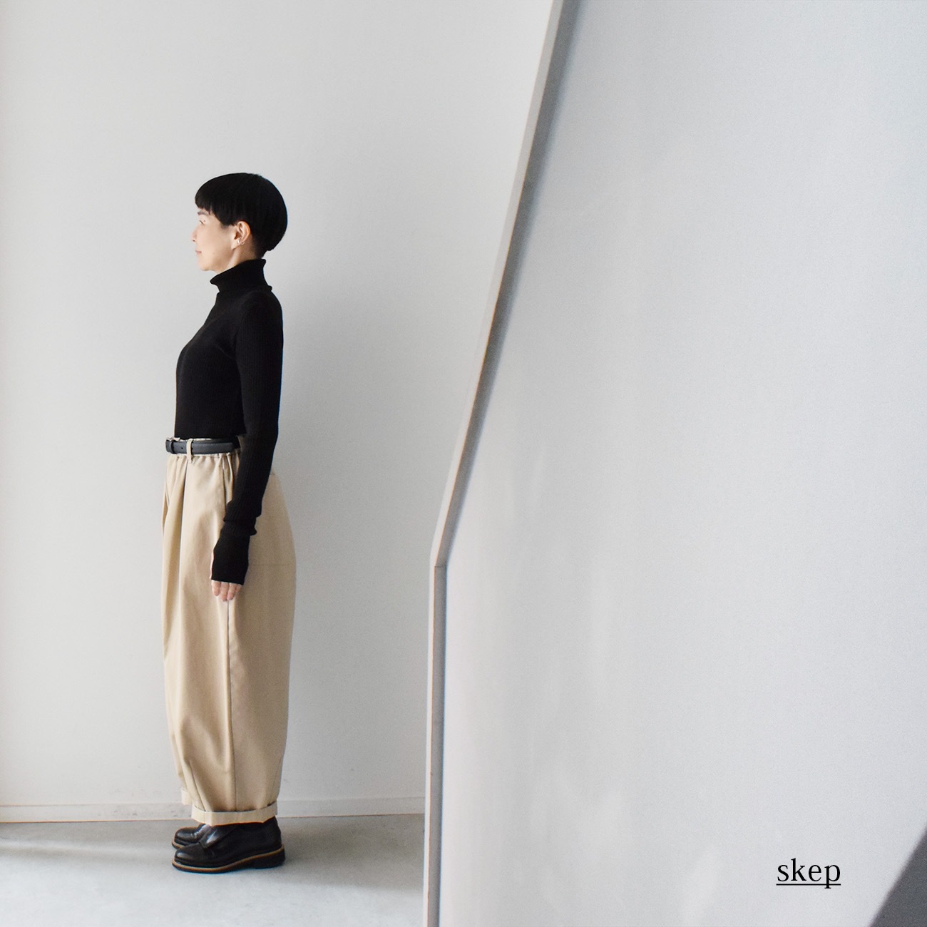 bong tang パンツ：ベージュ