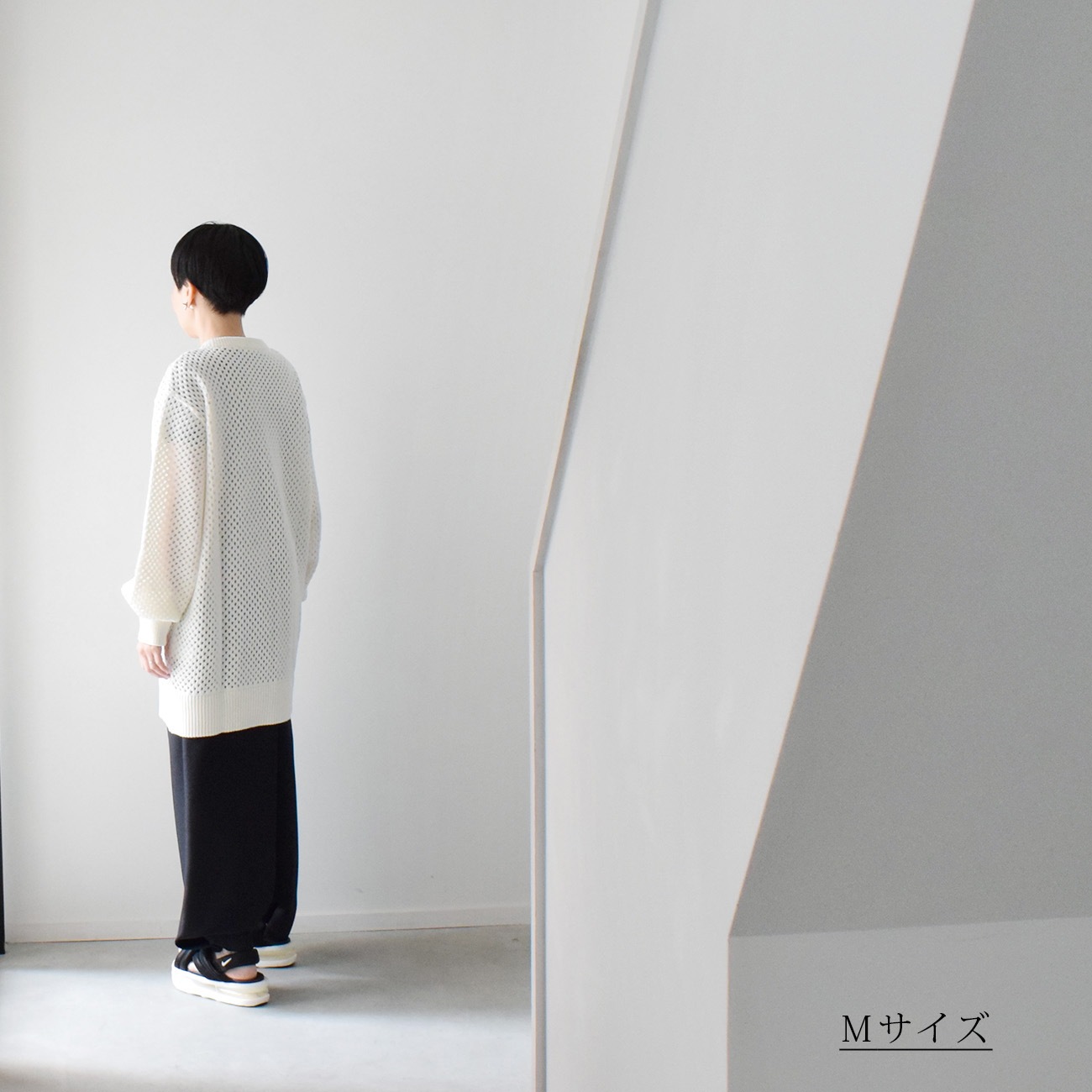 CPH/GOLF チェッカーメッシュトップス　白Mサイズ CPH/GOLF チェッカーメッシュトップス 白Mサイズ ゴルフ_