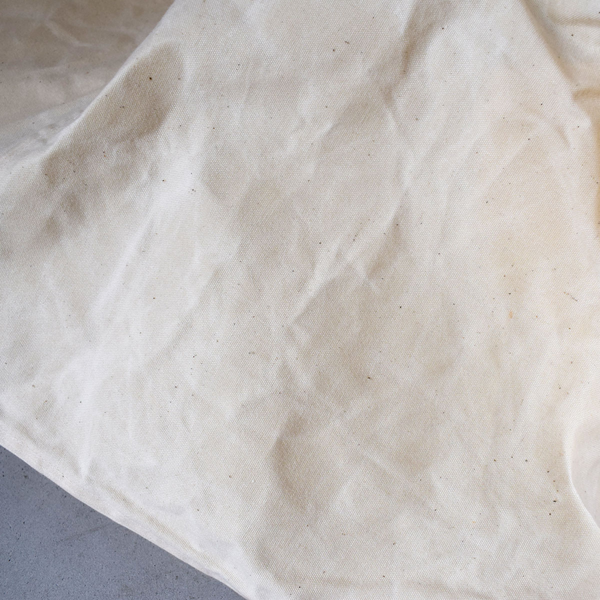 未使用【skep】パラフィン加工 コットンショルダーバッグ パラフィン加工 コットンショルダーバッグ【ポケット付】：生成