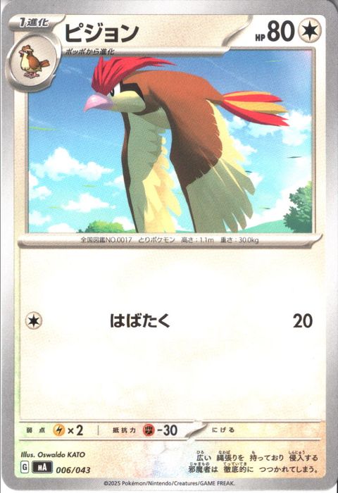 [‐] MA-006/043 《ピジョン》