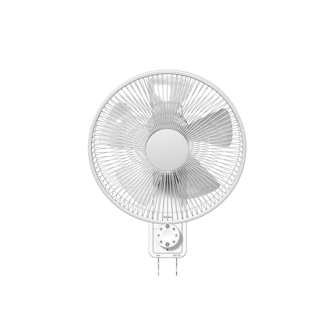 引きひも式 壁掛け扇風機