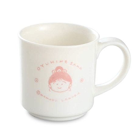 ひめマグカップ　さくらいろ（商品番号：583）　 さくらももこシリーズ