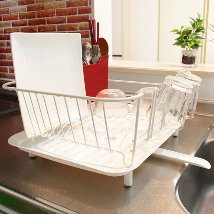 リス ディッシュドレイナー レギュラーサイズ ホワイト RST-556WH