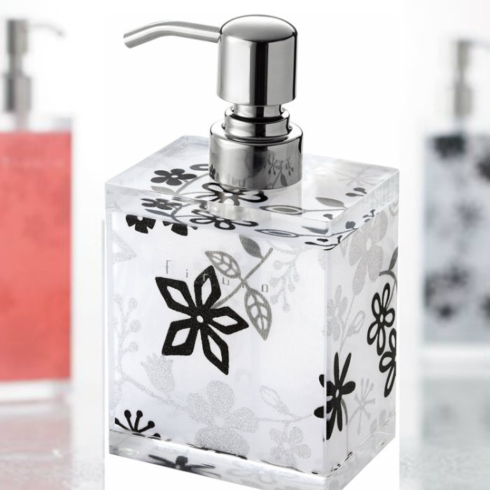 ムースボトルST ブラックフラワー