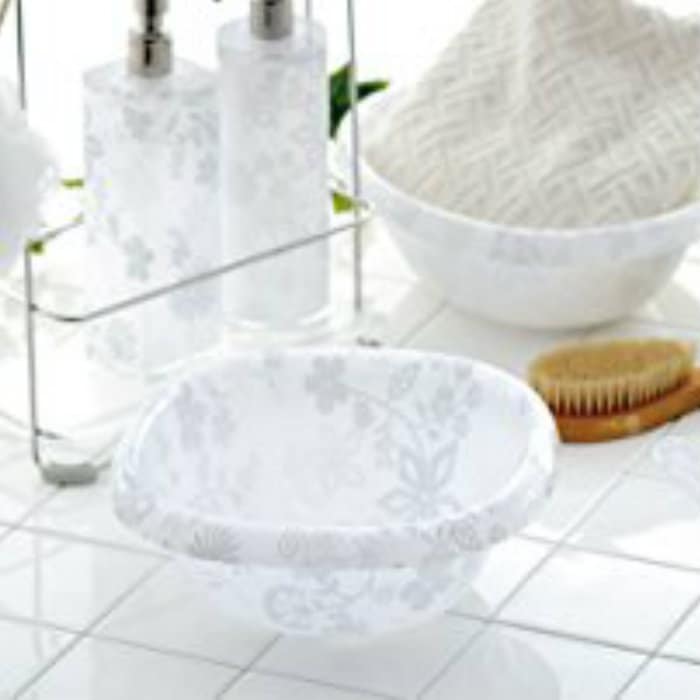 ウォッシュボール S ホワイトフラワー