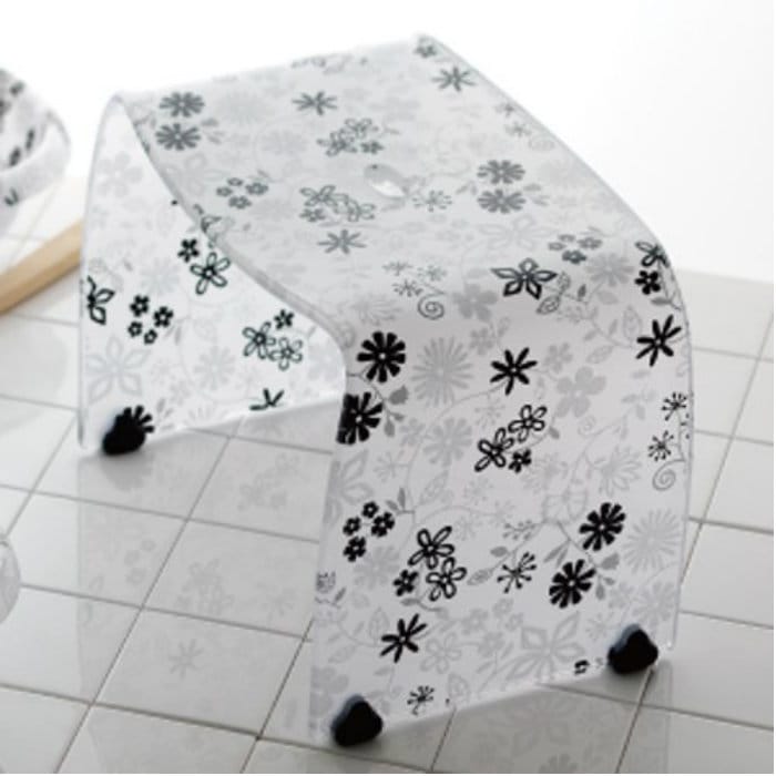 バスチェア S ブラックフラワー