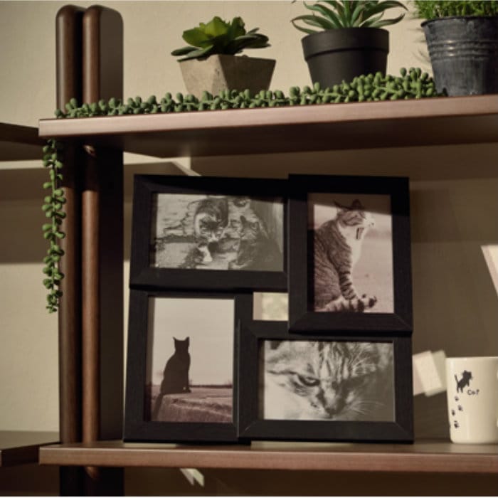 フォトフレーム マルチ ブラック AKB-263BK