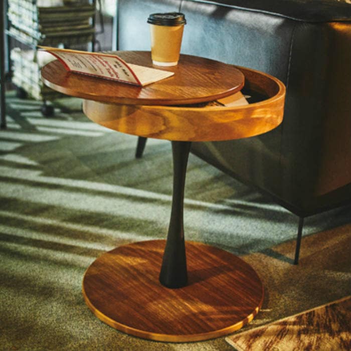 サイドテーブル　ブラウン