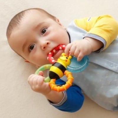 Sassy 歯固めラトル カミカミミツバチ