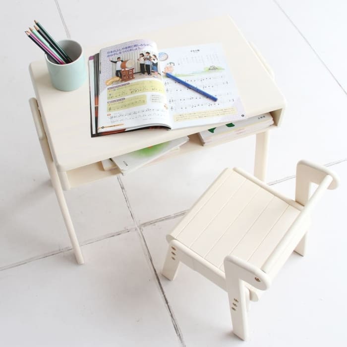 スタディーセット デスク＆チェア　北欧ホワイト