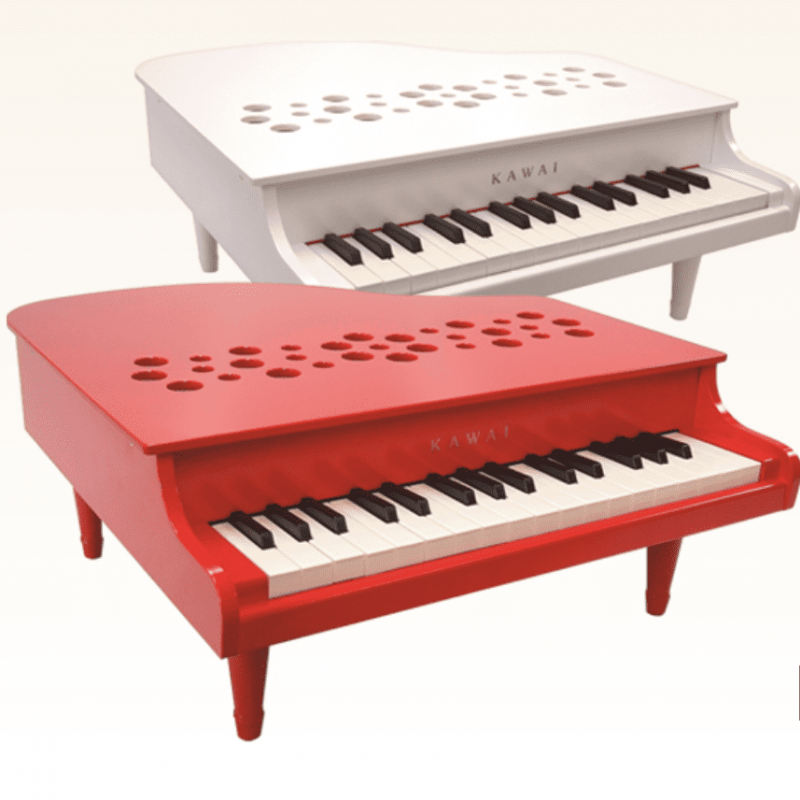 KAWAI ミニピアノP-32 ホワイト レッド
