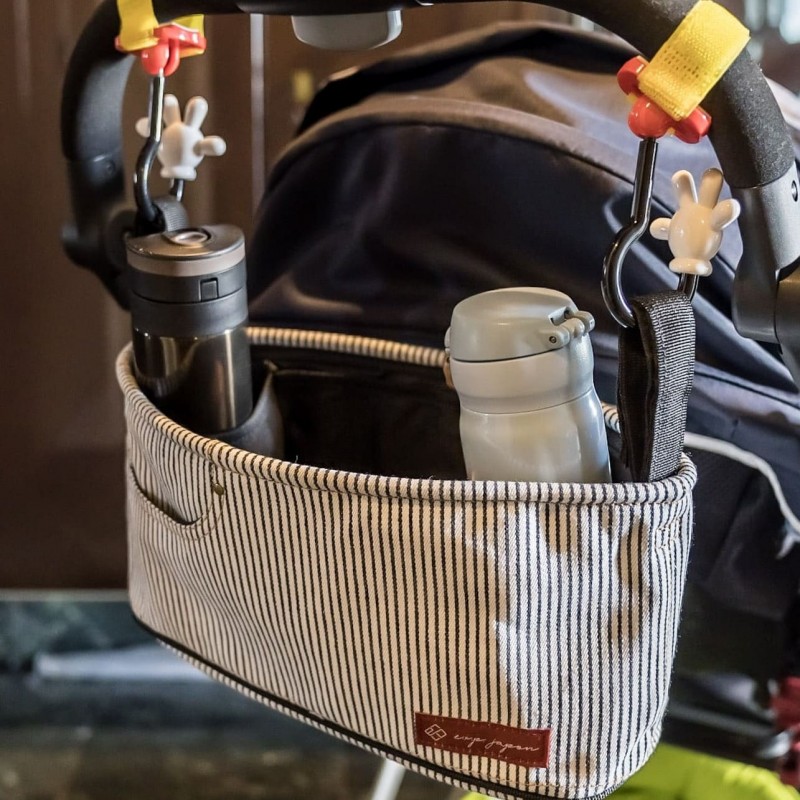 バギーバッグ ホワイトヒッコリー e.x.p.japon(イーエクスピージャポン)