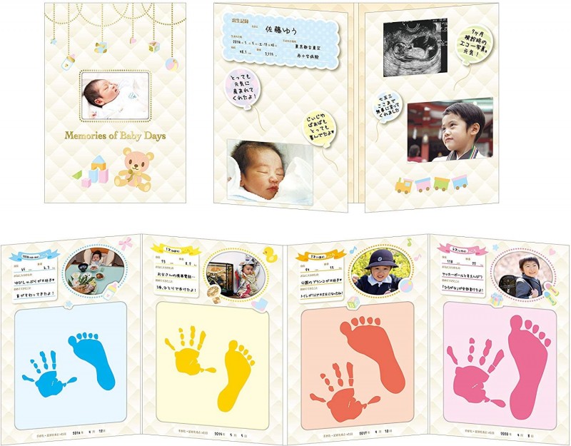 おたんじょうきろく手がたでくらべるアニバーサリーアルバム