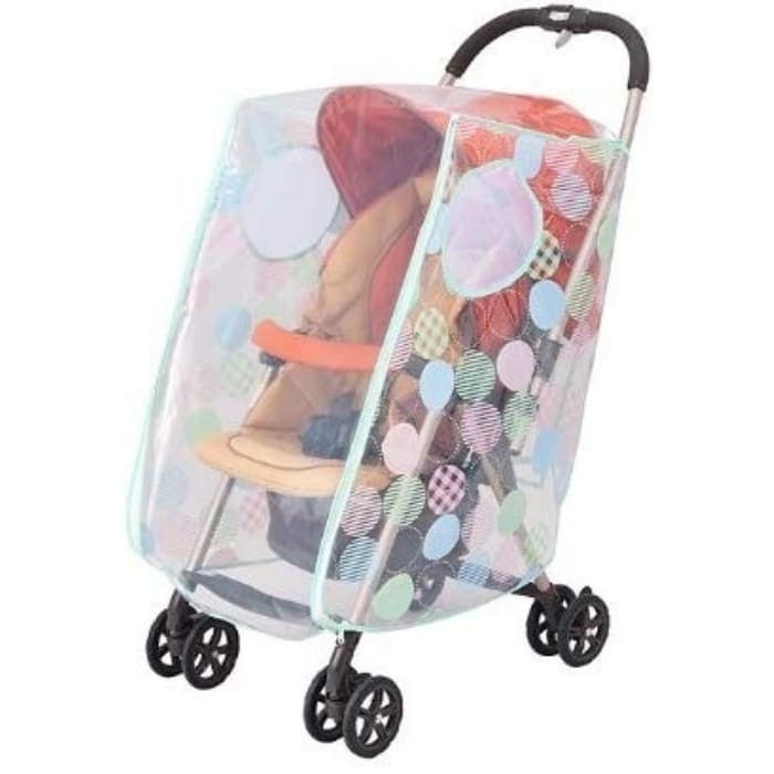 ベビーカー用レインカバー 対面・背面両用 パステル