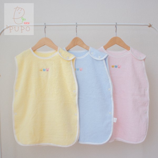 まるで毛布のようななめらかしっとりとした触り心地 タオルのおねんねスリーパー 60-90cm