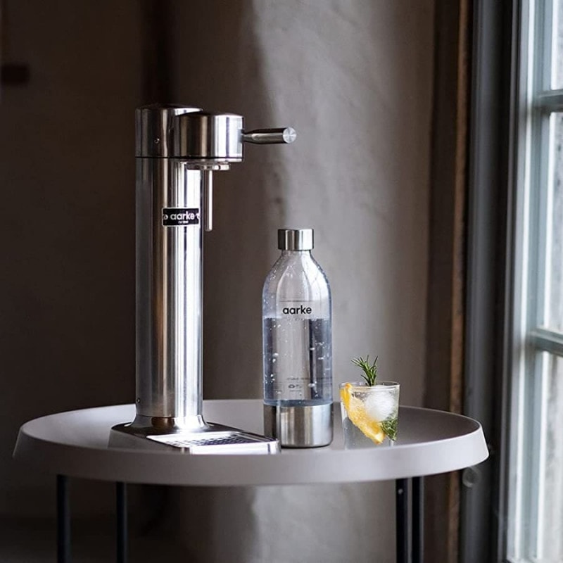 【国内正規品】アールケ カーボネーターⅢ AARKE Carbonator 3 [ソーダストリームガスシリンダー対応] 専用ペットボトル付き
