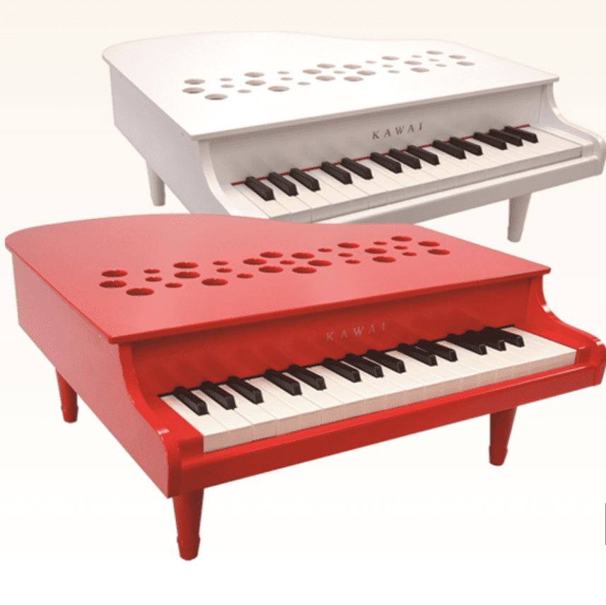 KAWAI ミニピアノP-32 ホワイト レッド