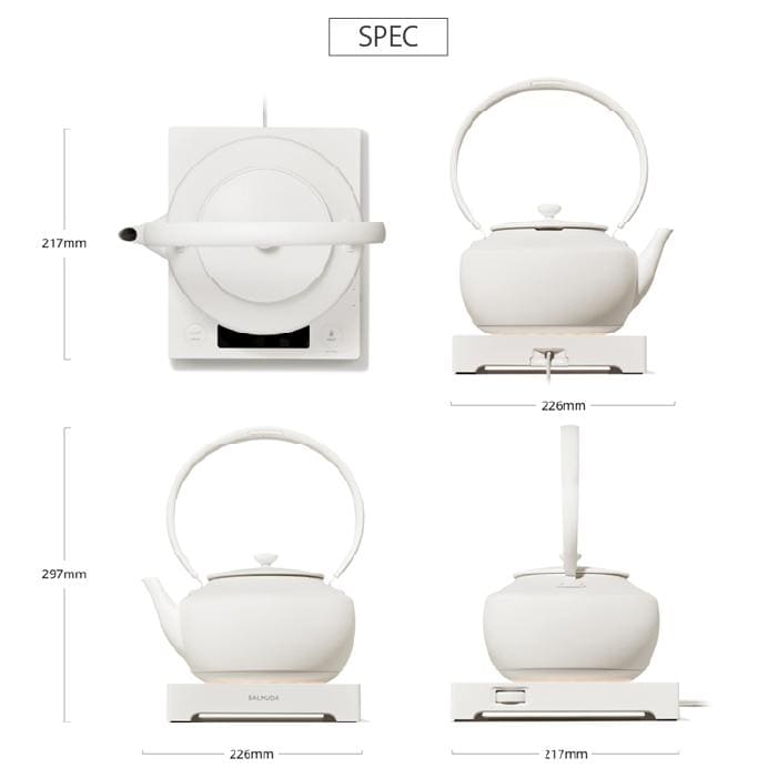 バルミューダ KPT02JP ムーンケトル ブラック MoonKettle 湯沸かし器 電気ポット 電気ケトル やかん BALMUDA