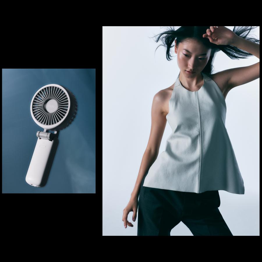 cado ハンディファン STREAM Mini PD急速充電 4段階調整 小型 携帯扇風機 ポータブル 冷却力