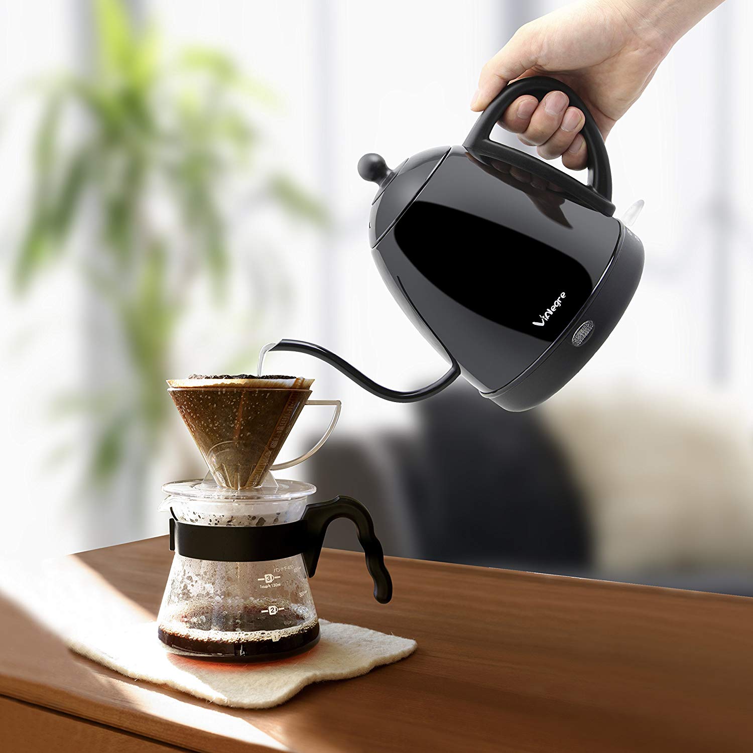 ViAlegre エレクトリックケトル 0.8L