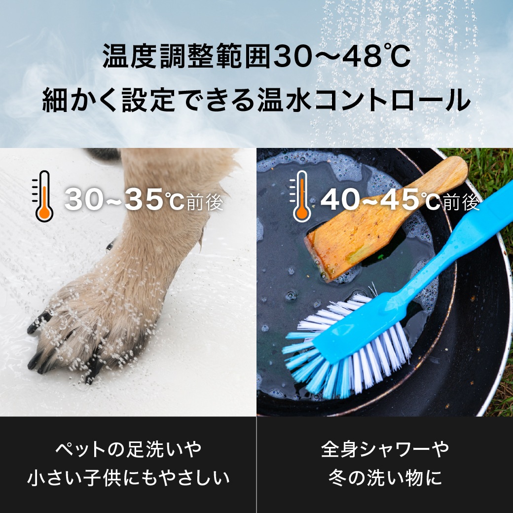 enestar　エネスター　カセットガスポータブル温水シャワー　GSEN-45