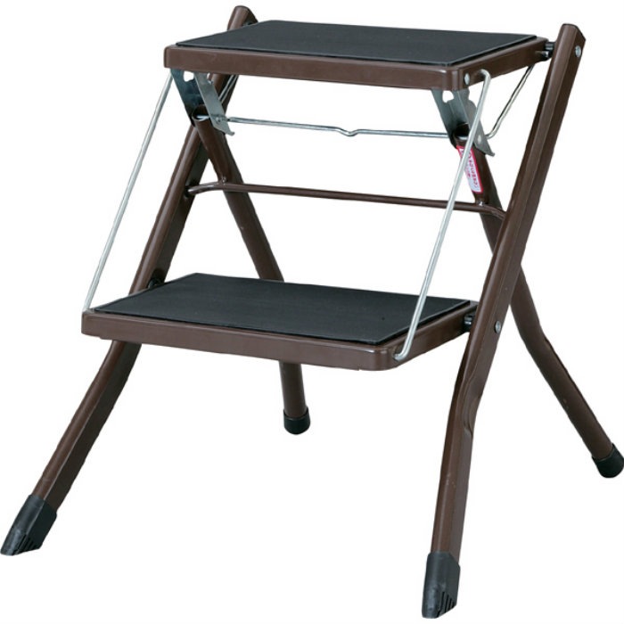 AZUMAYA ステップ台 アシスタ ブラウン　PC-334BR