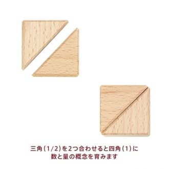 ボーネルンド オリジナル積み木 S 【積み木のほん付】 1歳頃 BZID003