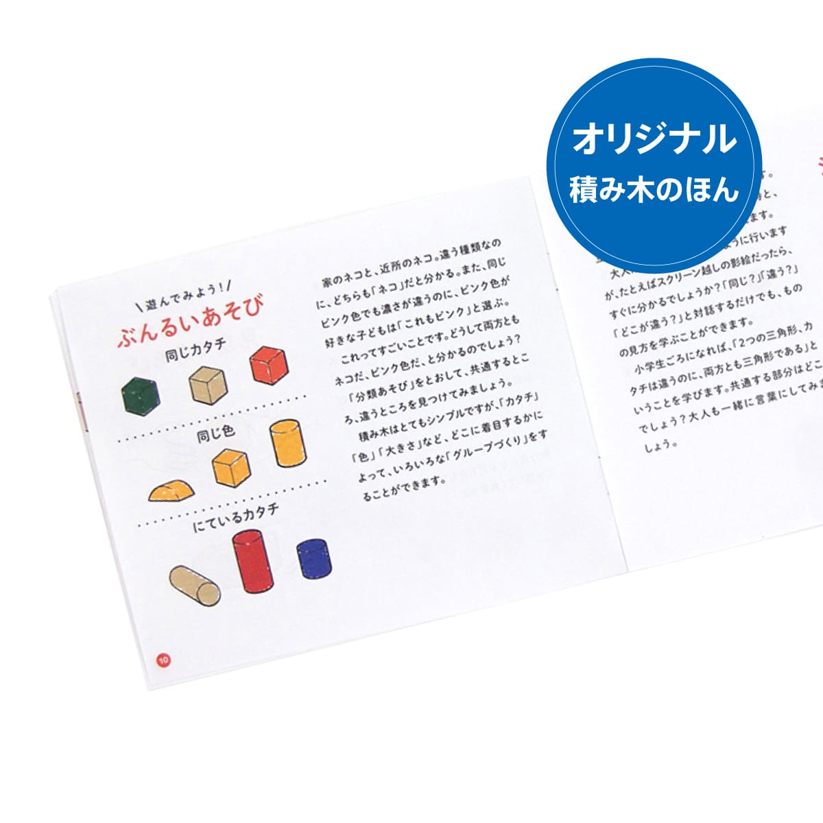 ボーネルンド オリジナル積み木 S 【積み木のほん付】 1歳頃 BZID003