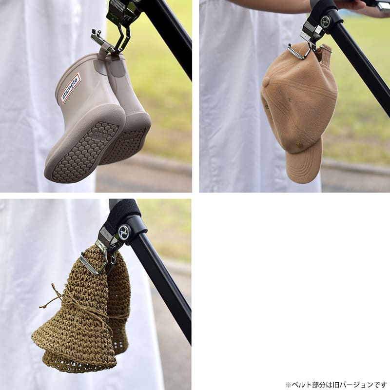 ベビーカー用 シューズクリップ ペットボトルクリップ LITTA GLITTA（リッタグリッタ） ピクシーフックリップ( ベビー 金具 おしゃれ ベビーカークリップ マルチフック 出産祝い PIXIE HOOCLIP)