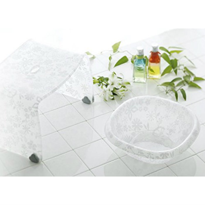 バスチェア M ホワイトフラワー