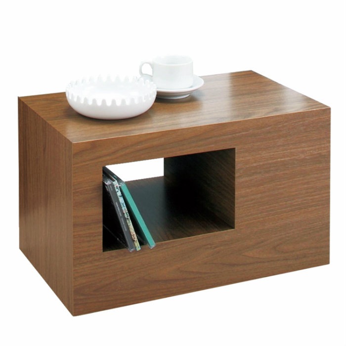 サイドテーブル ブラウン CEL-70WAL