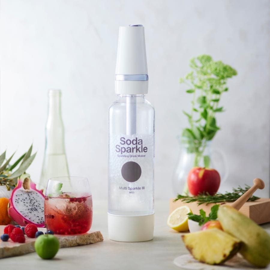 【公式ショップ】ソーダスパークル マルチスパークル3 炭酸水メーカー MS3 ジュース対応 炭酸水 ソーダ お酒 ガスカートリッジ 5本付 SodaSparkle ソーダメーカー 炭酸水製造機