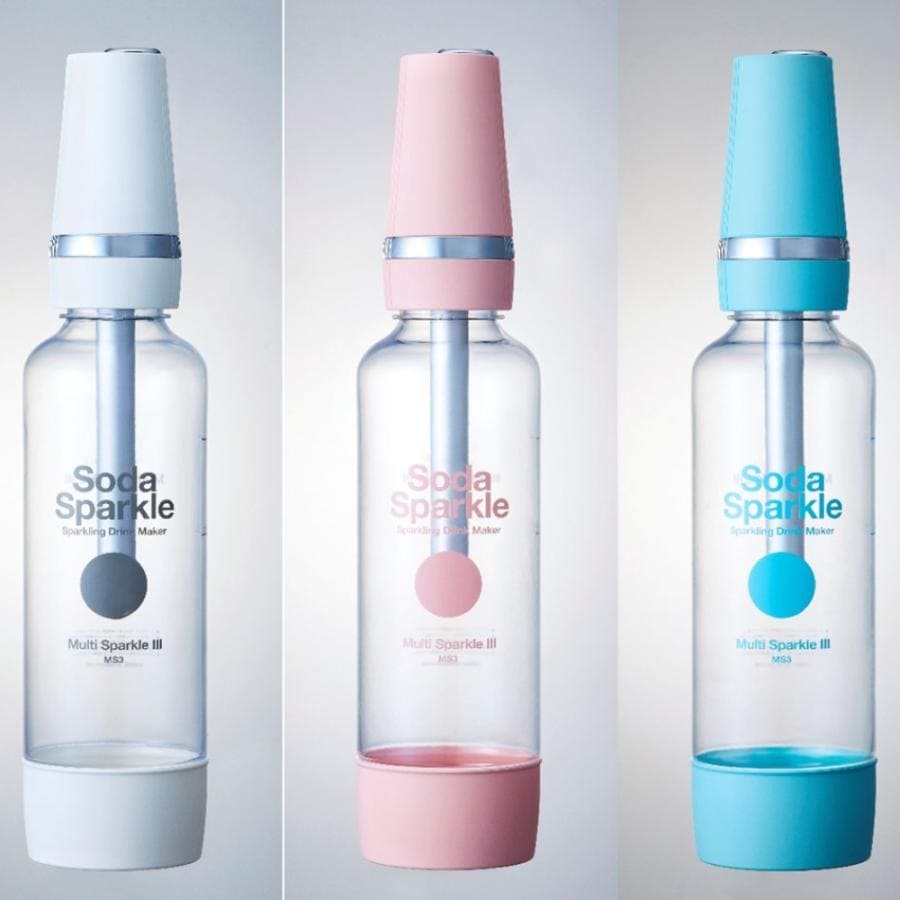【公式ショップ】ソーダスパークル マルチスパークル3 炭酸水メーカー MS3 ジュース対応 炭酸水 ソーダ お酒 ガスカートリッジ 5本付 SodaSparkle ソーダメーカー 炭酸水製造機