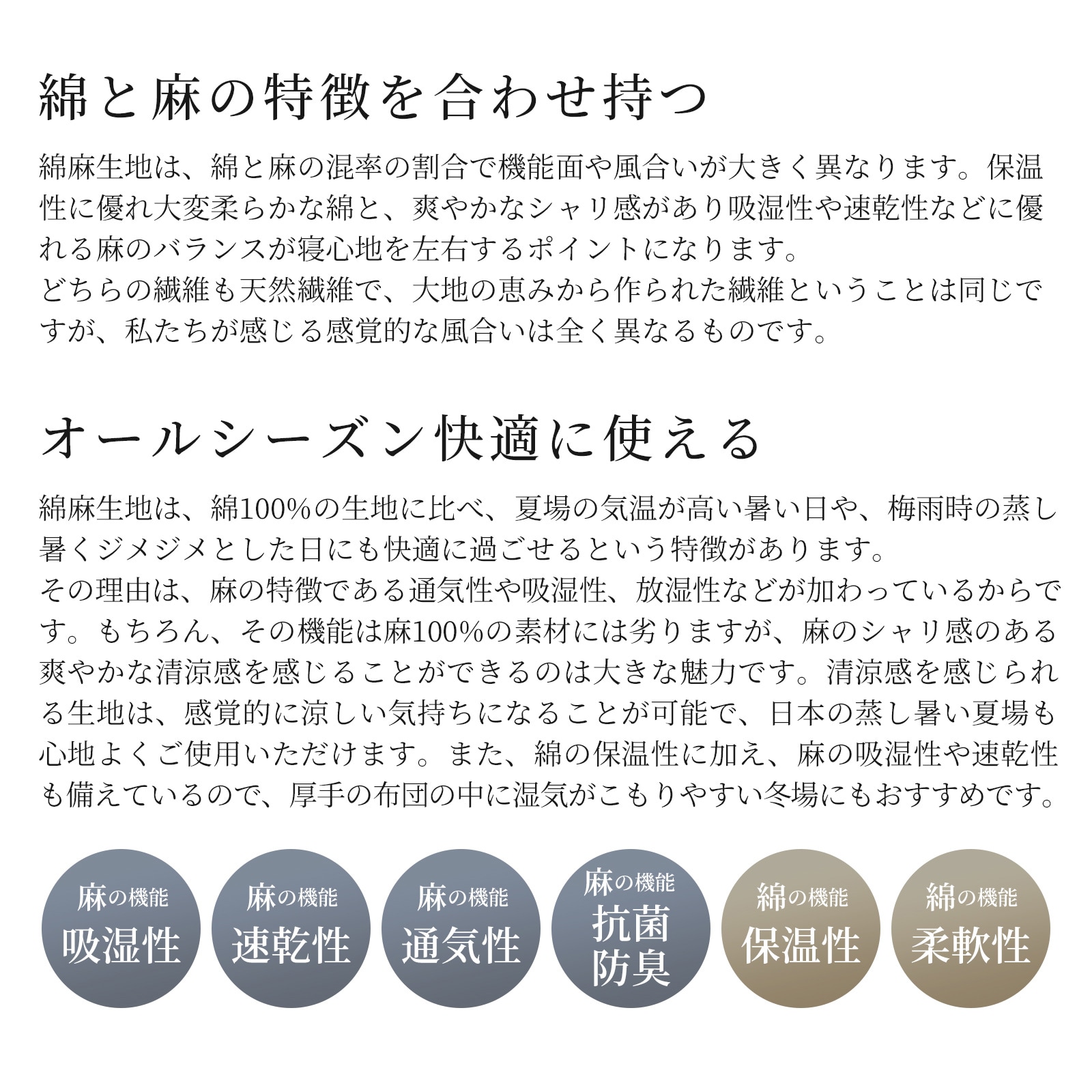 【1/29日迄5%OFF クーポンで最大20％off】 布団カバーセット 3点セット セミダブル リネン & コットン ( 麻 & 綿 )  布団カバーセット 日本製 レイユール・ブレンド