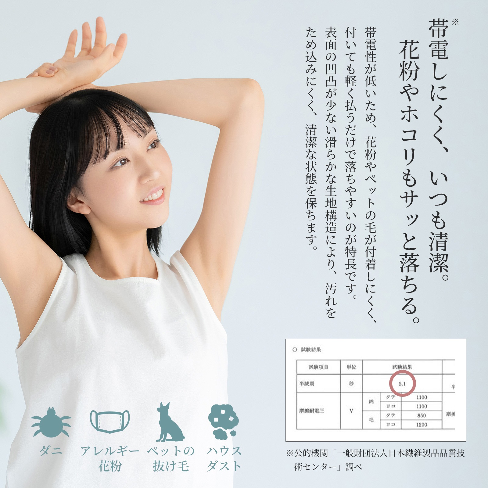 防ダニ 敷き布団カバー ダブルサイズ アレルストップ 日本製 アトピー協会推薦品