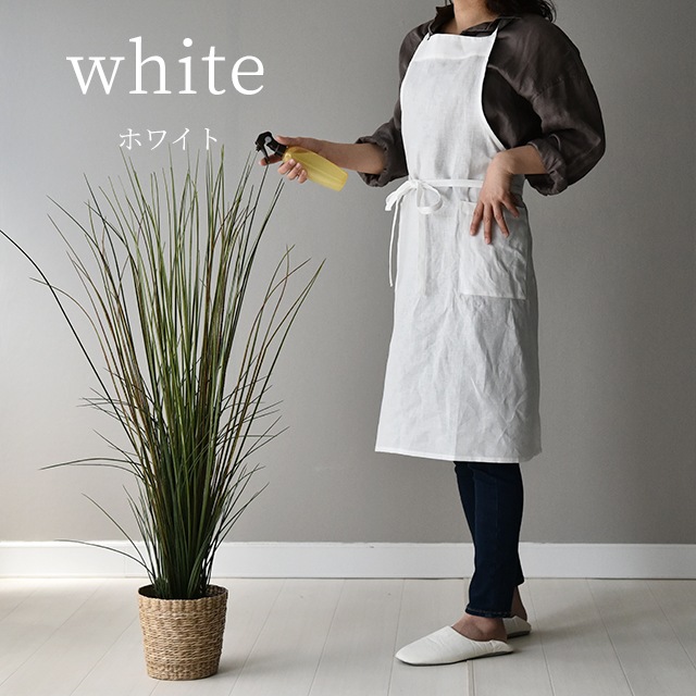 8/31日迄5%OFF クーポンで最大20％off】日本製 エプロン 麻 100