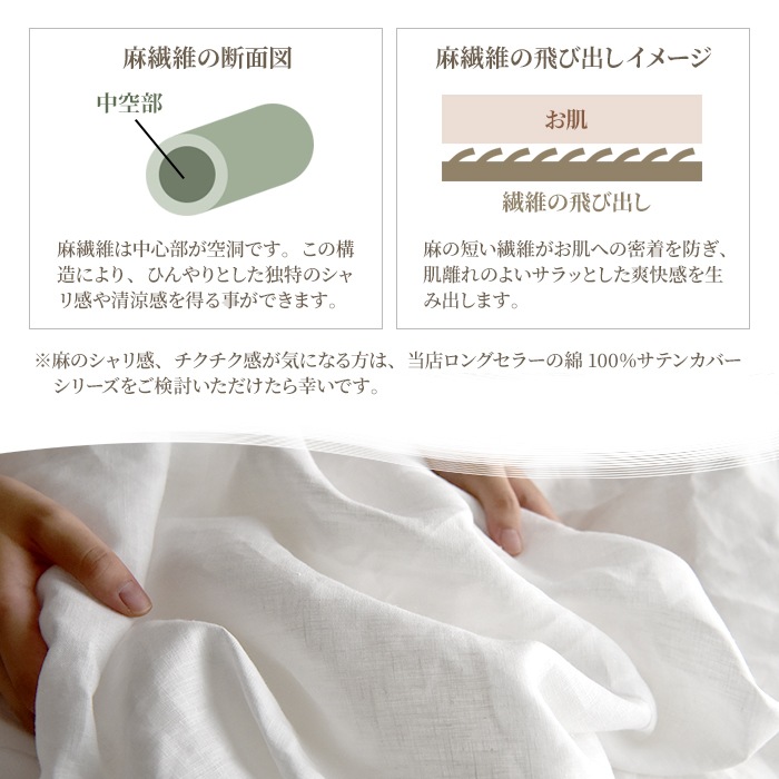 【6/30日迄5%OFF クーポンで最大20%off】 フラットシーツ 3点セット シングル 麻100% リネン 日本製 掛け布団カバー1枚+フラットシーツ1枚+枕カバー1枚 リーノ