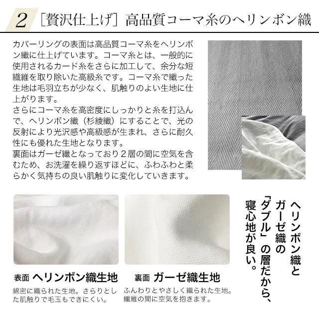 【11/30日迄5%OFF クーポンで最大20%off】 布団カバー4点セット 和晒しダブルガーゼ ダブルサイズ 日本製 敷き布団用 アトピー協会推薦品