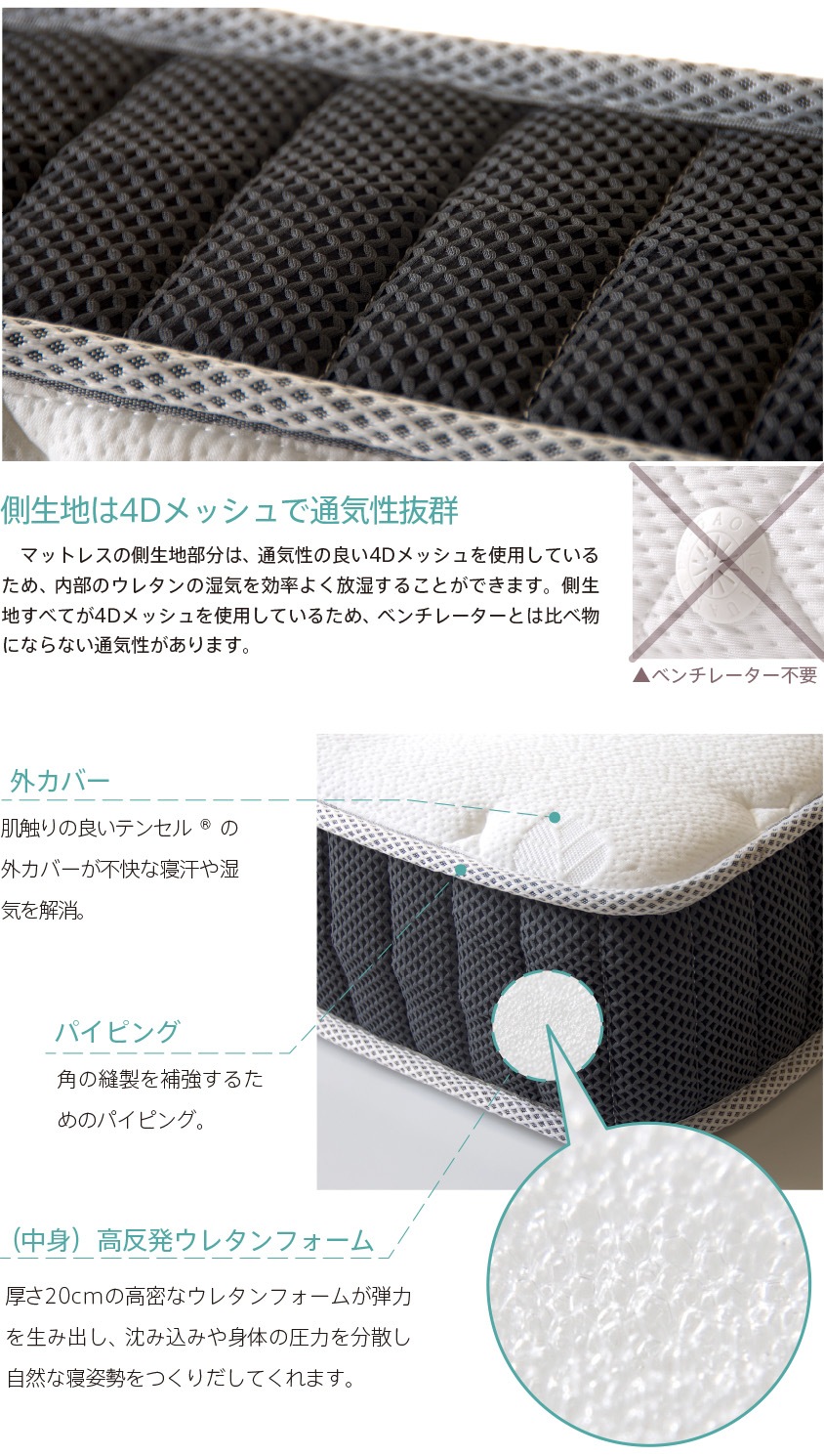 �ֹ�ȿȯ�ޥåȥ쥹�ڥƥ󥻥��4D��å���ۡ�K20-SS�˥��ߥ��󥰥��