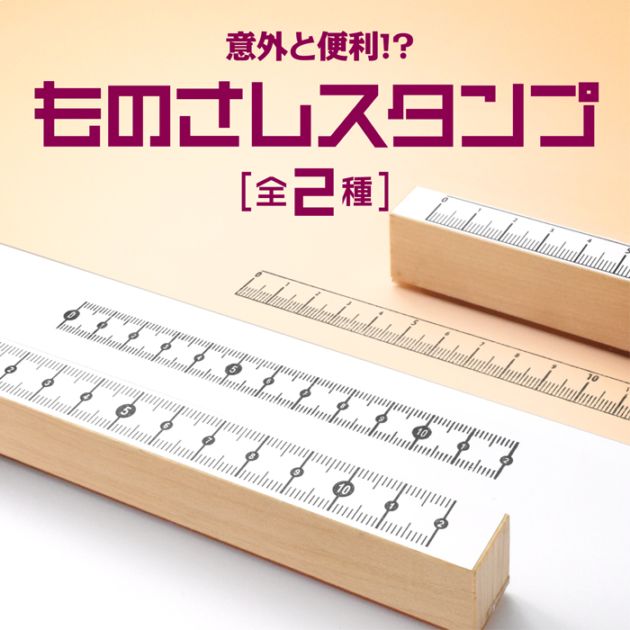 スタンプ はんこ ものさしスタンプ 定規スタンプ 12cm ノート 手帳 ものさし 定規 目盛り ハンコ 判子 文房具 ロングスタンプ【即日発送】(HK040)
