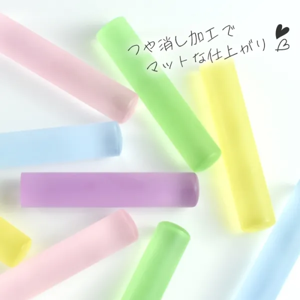 印鑑 かわいい はんこ 女性 子供 銀行印 シュガー キャンディーグラス 12.0mm 認印 ハンコ 判子 名前 おしゃれ 可愛い 赤ちゃん(5営業日以内発送) (HK010)