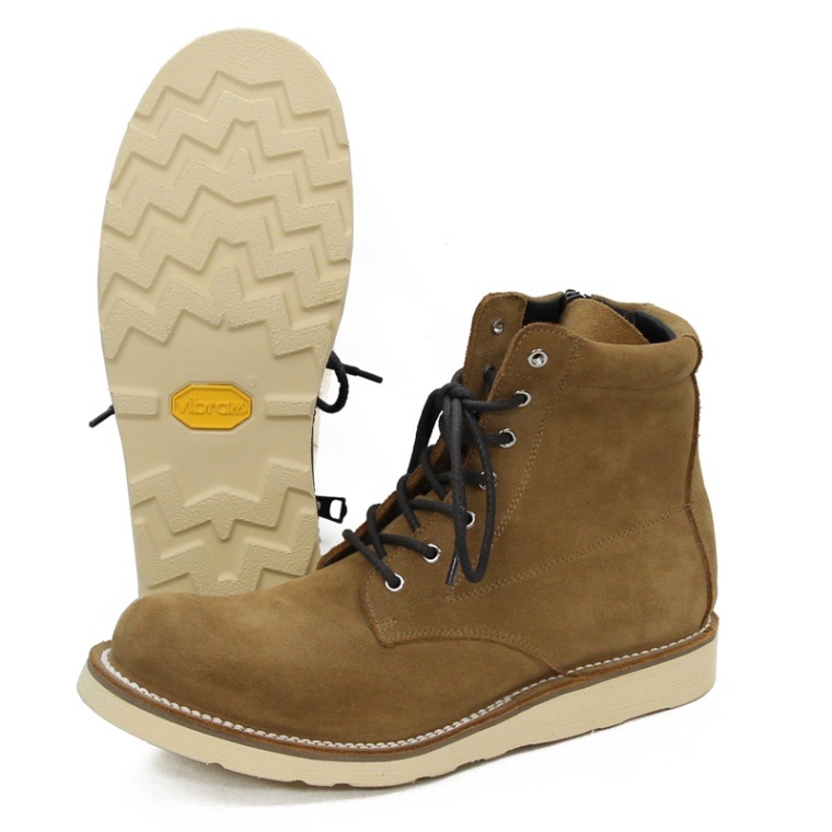 SWL [8593LC] スエードレザー ワークブーツ ビブラム クレープ