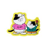 [公式] メーカー直営　 ラブリーフレンズ 　キャラクターステッカー ねこ親子　lovelyfriends　LV1036|ステーショナリー|商品一覧