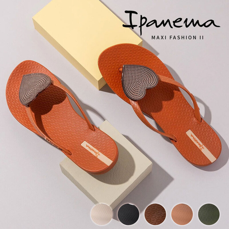 ビーチサンダル イパネマ レディース トングサンダル ビーサン ハート 黒 ブラック ブルー ベージュ ピンク グリーン 緑 Ipanema MAXI FASHION II