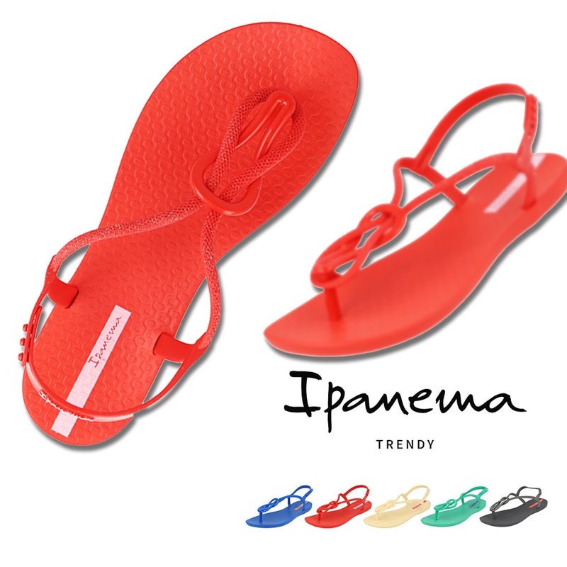 ビーチサンダル イパネマ レディース トングサンダル バックストラップ ビーサン 赤 レッド 黄色 イエロー 青 ブルー グリーン クラシック Ipanema TRENDY
